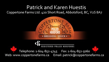 Coppertone Farm Business Cards