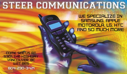 Steer Communications Business Card