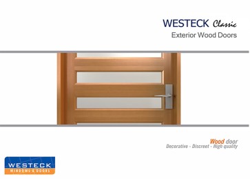 Open <a href="http://www.westeckwindows.com/pdf/Westeck-Classic-Exterior-Wood-Doors.pdf" title="Westeck Classic Exterior Wood Doors" target="_blank"> PDF brochure</a>