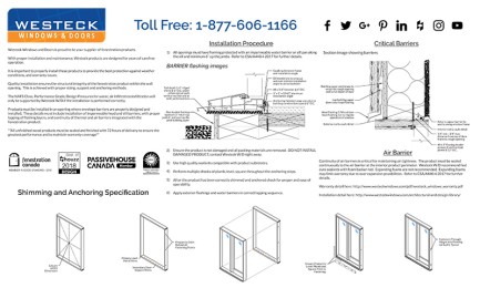 Westeck Swing Doors Banner