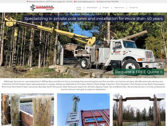 Website Design | SSL | Hosting<br />Launch <a href="http://www.dbauger.com/" title="DB Auger" target="_blank" rel="noopener noreferrer">website</a>