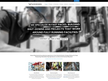 Website Design | SSL | Hosting | Image Editing | Custom Coding | Custom Forms | <br />Launch <a href="https://vulcanmechanical.ca/" title="Vulcan Mechanical Ltd" target="_blank" rel="noopener noreferrer">website</a>