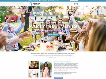 Website Design | SSL | Hosting | Image Editing | PDF | Custom Coding | Emails | Custom Forms - Launch <a href="https://partytree.events" title="Partytree Events" target="_blank" rel="noopener noreferrer">website</a>
